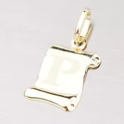 Zlatý prívesok - písmenko P 43-2064P