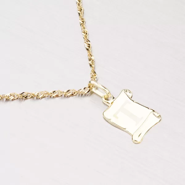 Zlatý prívesok - písmenko T 43-2064T