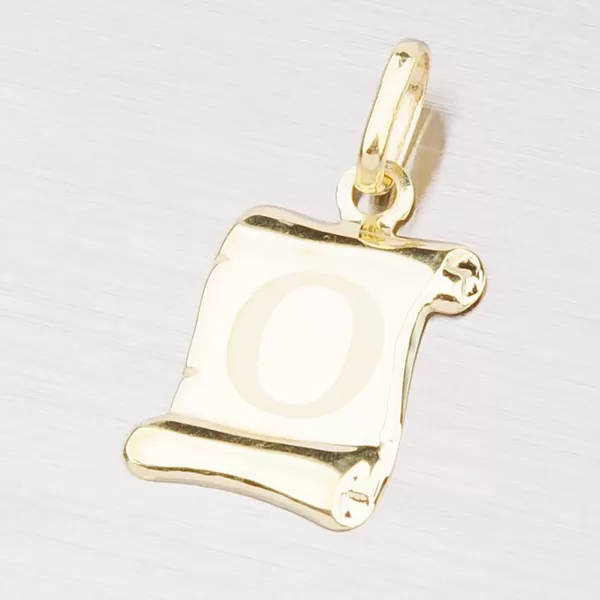 Zlatý prívesok - písmenko O 43-2064O