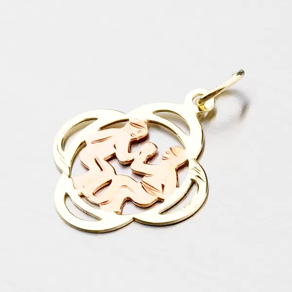 Zlatý prívesok - Blíženci 43-2080-05