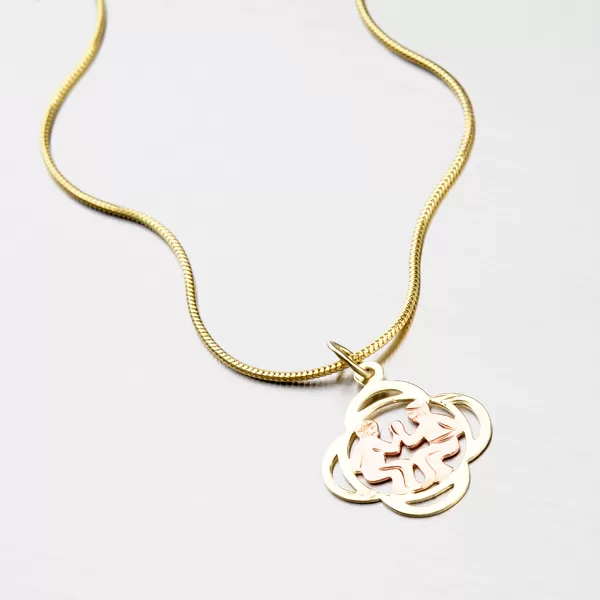 Zlatý prívesok - Blíženci 43-2080-05