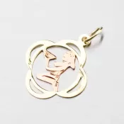 Zlatý prívesok - Panna 43-2080-08