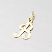 Zlatý prívesok - písmenko B 2-4002-B