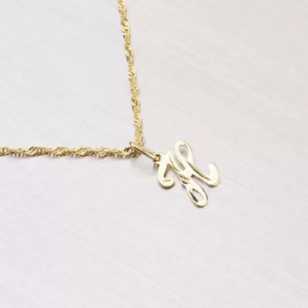 Zlatý prívesok - písmenko H 2-4002-H