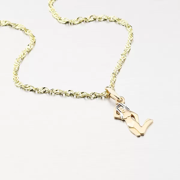 Zlatý prívesok - Panna 43-2071-08