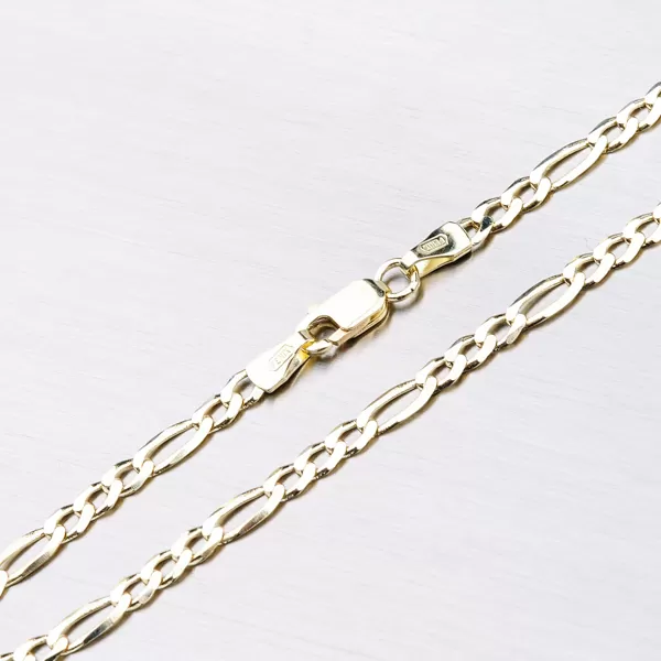 Zlatý náramok - Figaro 3+1 44-1185