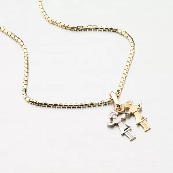 Zlatý prívesok - Blíženci 43-2071-05