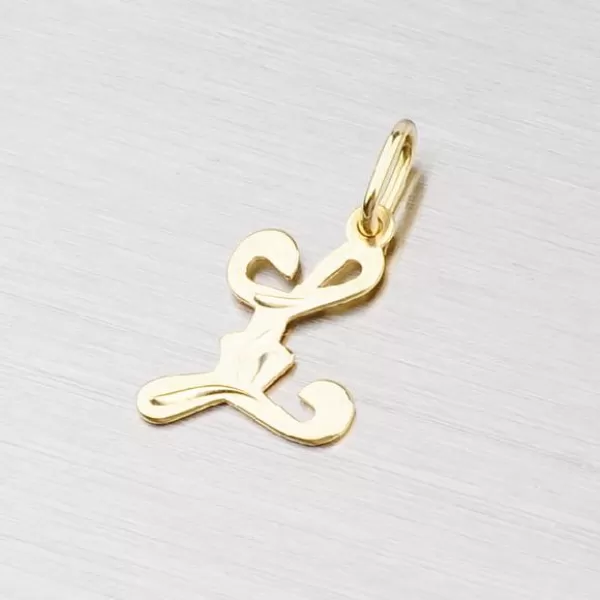 Zlatý prívesok - písmenko L 2-4002-L