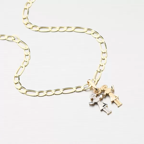 Zlatý prívesok - Blíženci 43-2071-05