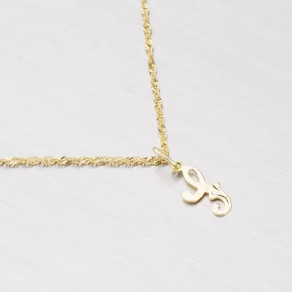 Zlatý prívesok - písmenko S 2-4002-S