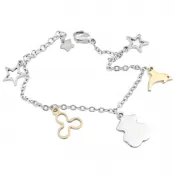 Náramok s príveskami GNB0164