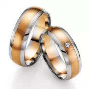 Snubné prstene s diamantom SP-701