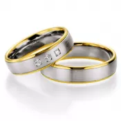 Snubné prstene s diamantmi SP-703