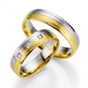 Snubné prstene s diamantmi SP-718