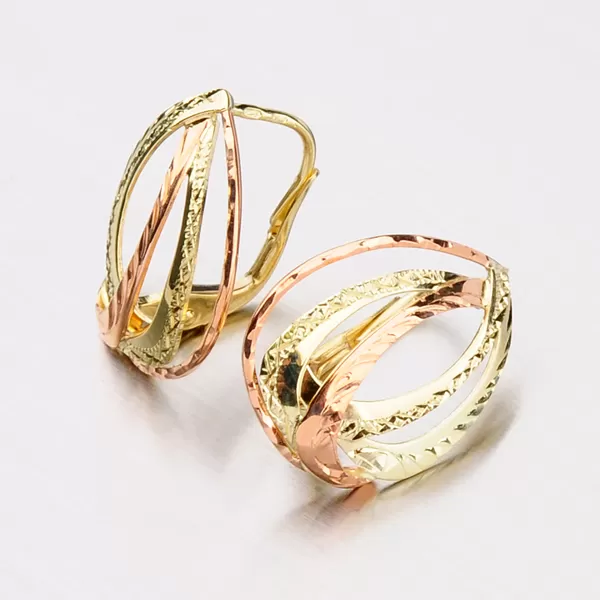 Náušnice zo zlata klasik 52NK-347