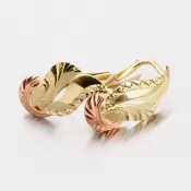 Zlaté náušnice klasik 52NK-177