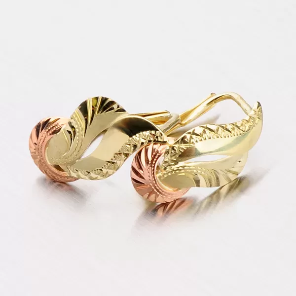 Zlaté náušnice klasik 52NK-177