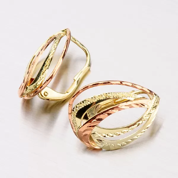 Náušnice zo zlata klasik 52NK-347