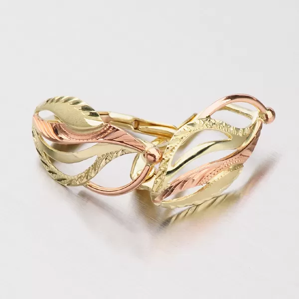 Náušnice zo zlata klasik 52NK-078