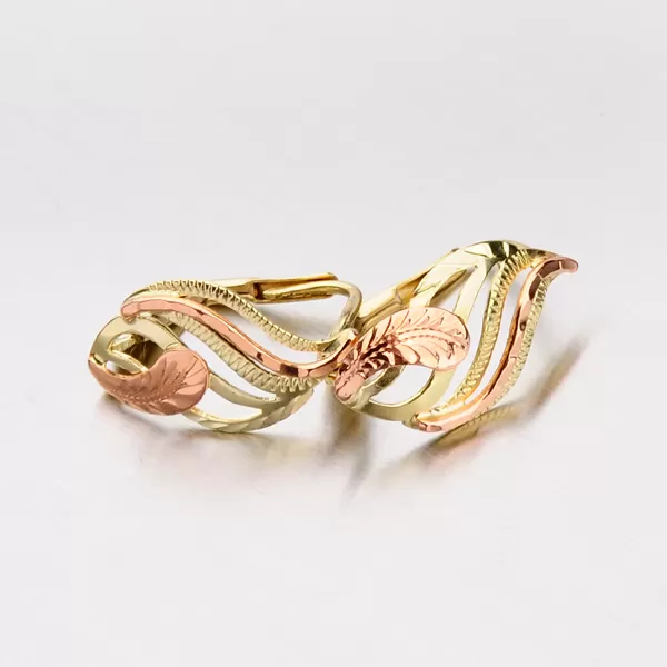 Náušnice zlatého Gravíředé 52nk-157