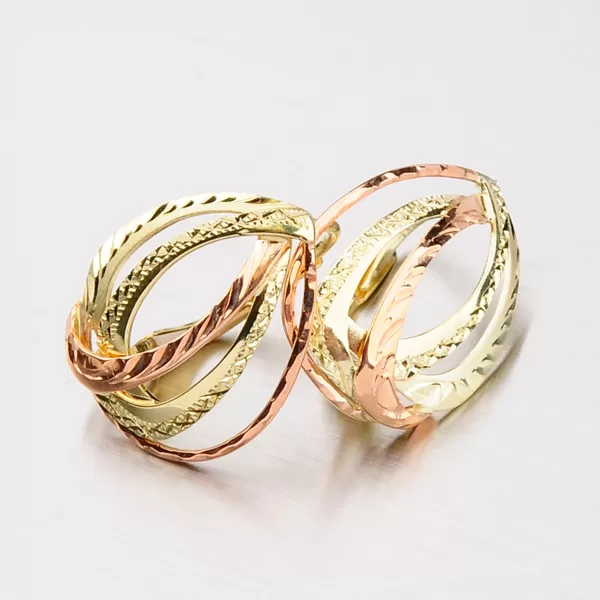 Náušnice zo zlata klasik 52NK-347