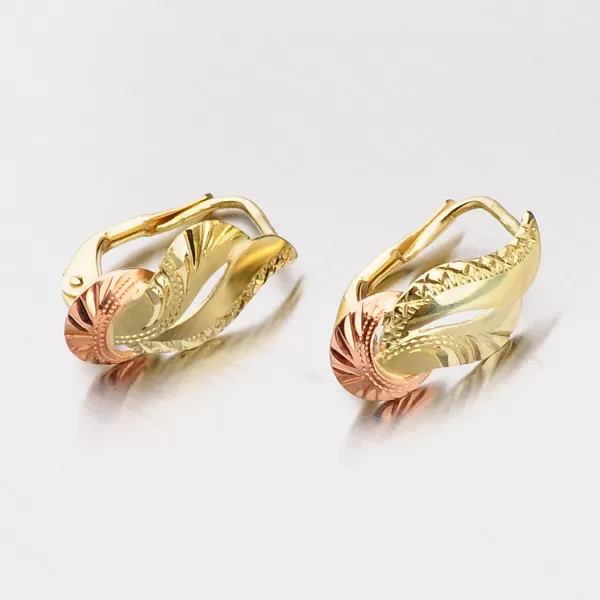 Zlaté náušnice klasik 52NK-177