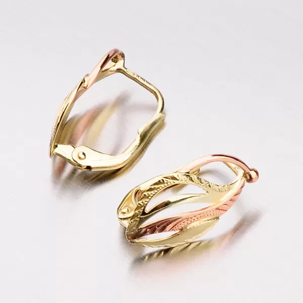 Náušnice zo zlata klasik 52NK-078