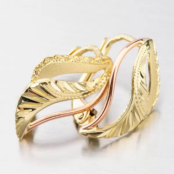 Náušnice klasik gravírované 52NK-035