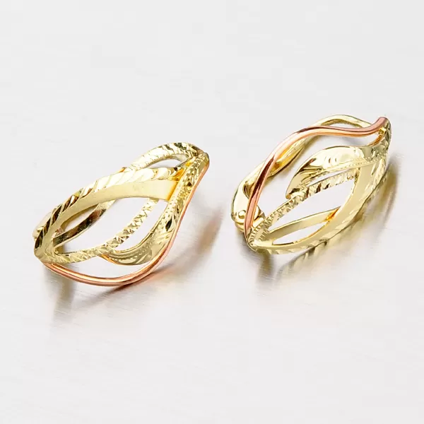 Zlaté náušnice klasik 52NK-359