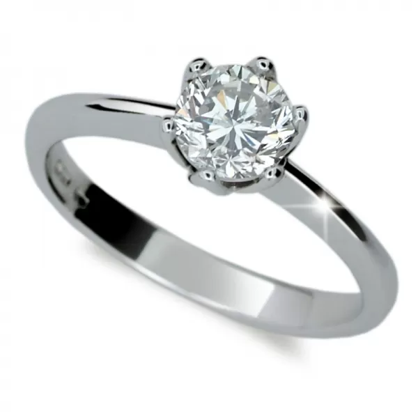 Dámsky prsteň s diamantom DF1959