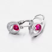 Detské náušnice z bieleho zlata 52DN-1997BČB