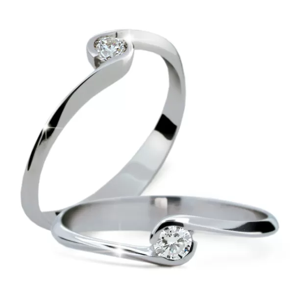 Zásnubný prsteň s diamantom ZP1914D