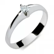 Zlatý zásnubný prsteň s diamantom ZP1956D