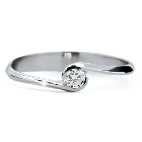 Zásnubný prsteň s diamantom ZP1914D