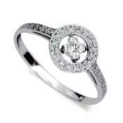 Zásnubný prsteň s diamantmi ZP1990D