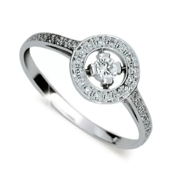 Zásnubný prsteň s diamantmi ZP1990D