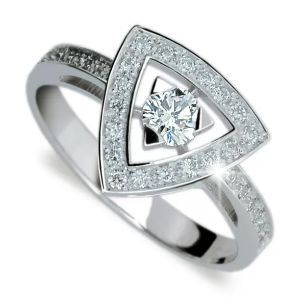Zásnubný prsteň s diamantmi ZP1970D