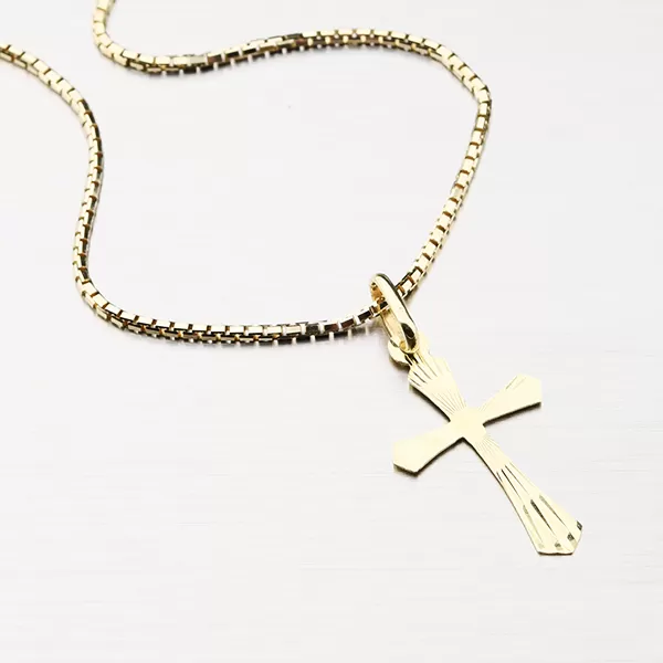 Krížik zo žltého zlata 132-2032