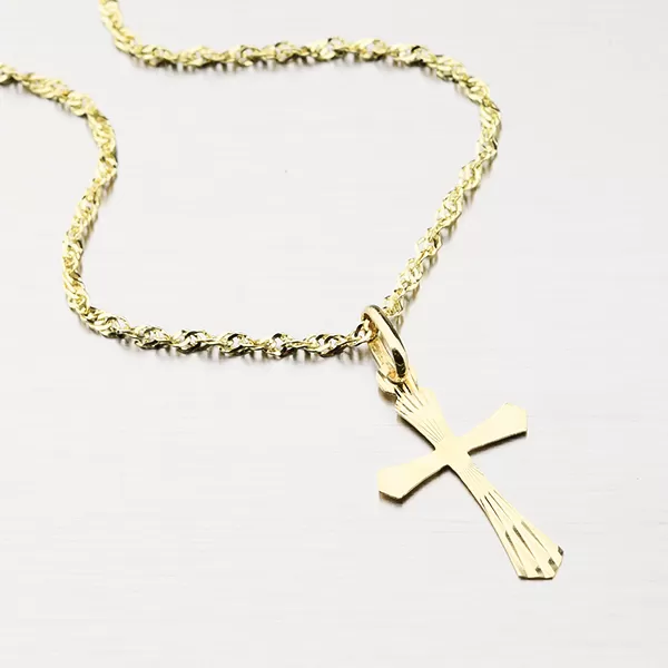 Krížik zo žltého zlata 132-2032