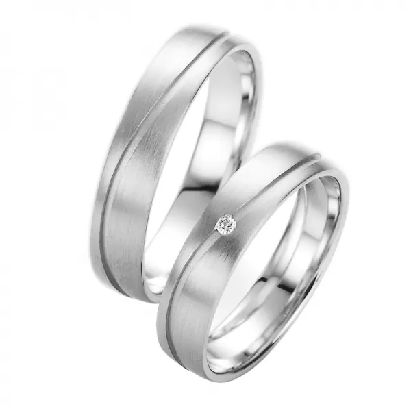 Snubné prstene s diamantom SP-10070