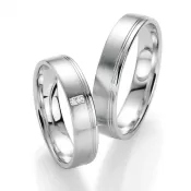 Snubné prstene s diamantom SP-10130