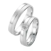 Snubné prstene s diamantom SP-10050