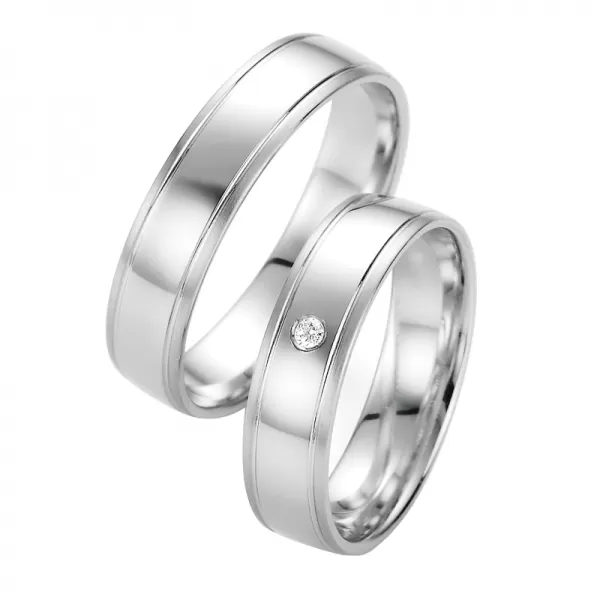 Snubné prstene s diamantom SP-10350