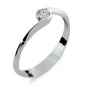 Zásnubný prsteň so zirkónom ZP1914