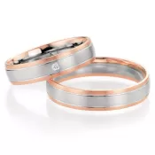 Snubné prstene s diamantom SP-10190