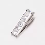 Prívesok z bieleho zlata 13-035