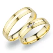 Snubné prstene zo žltého zlata SP-250Z