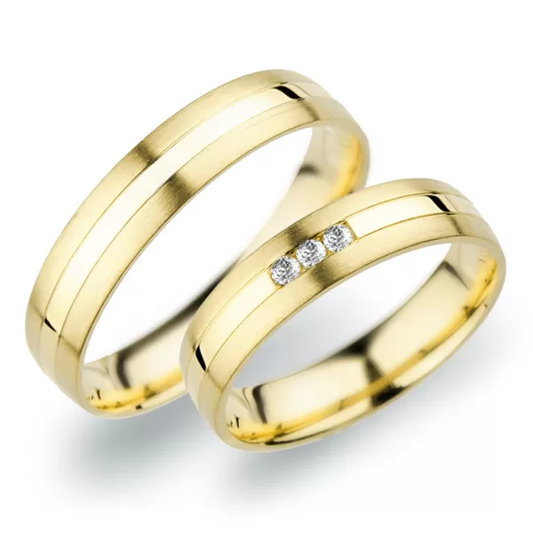 Snubné prstene zo žltého zlata SP-250Z