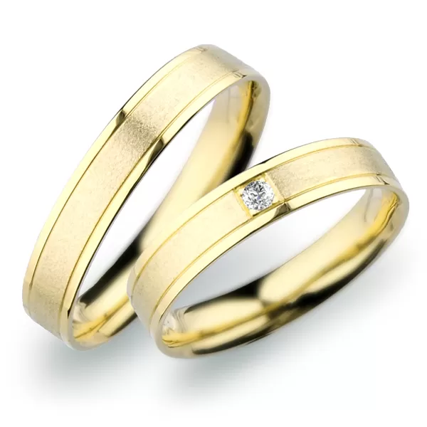 Snubné prstene zo žltého zlata SP-247Z