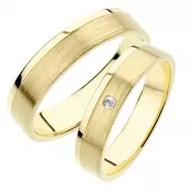 Snubné prstene zo žltého zlata SP-242Z